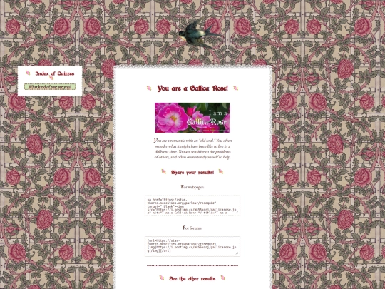 parlour/rosequizresults/gallicarose screenshot
