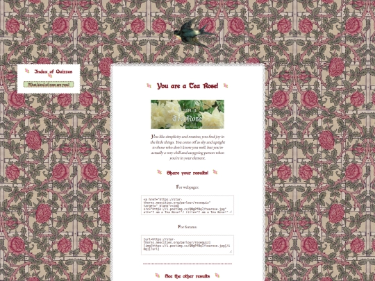 parlour/rosequizresults/tearose screenshot