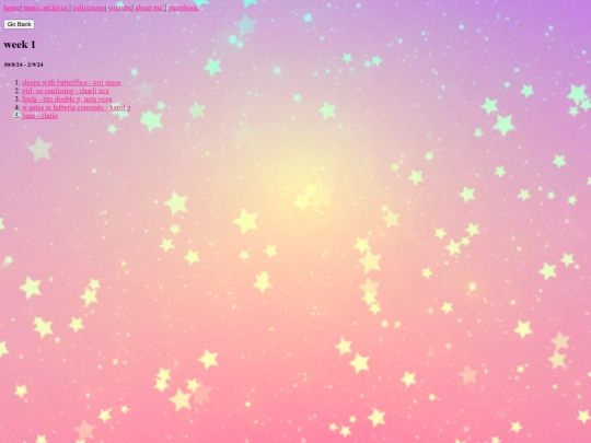 music_archive/week1 screenshot