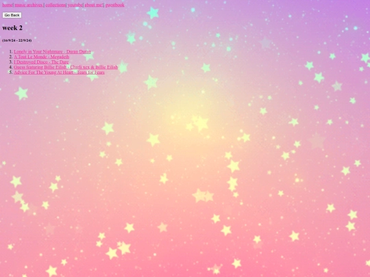 music_archive/week2 screenshot