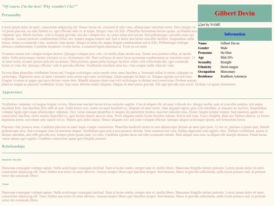 Story General Info/Bygone Wonderland/character_wikis/gilbert-devin_wiki screenshot