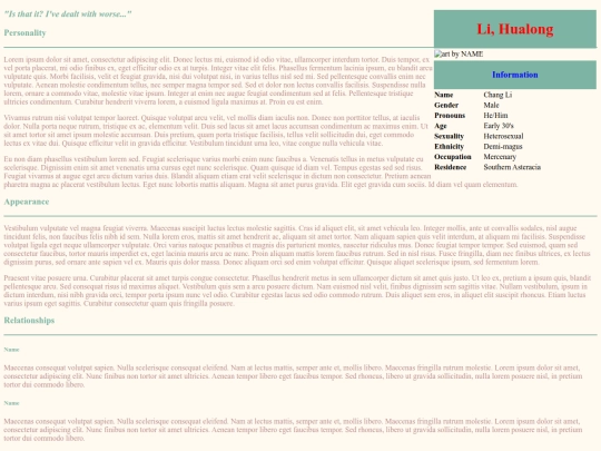 Story General Info/Bygone Wonderland/character_wikis/hualong-li_wiki screenshot
