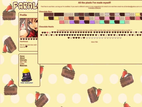 materials screenshot