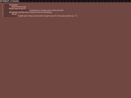 sitemap screenshot
