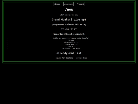 now screenshot
