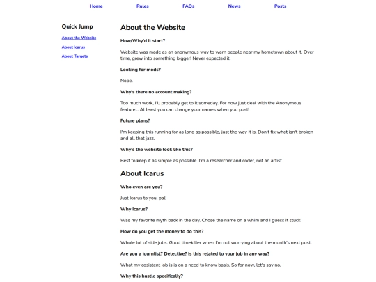 faqs screenshot