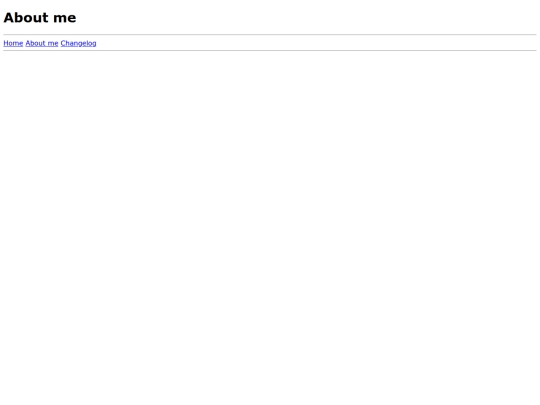aboutme screenshot
