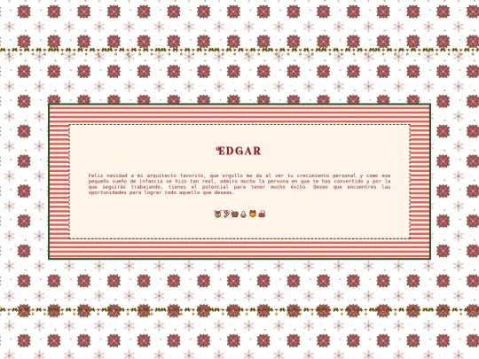 Feliz Navidad by Lala/Pages/Letters/Edgar screenshot