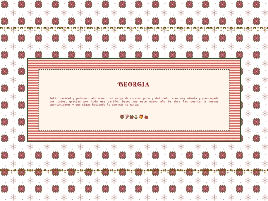 Feliz Navidad by Lala/Pages/Letters/Georgia screenshot