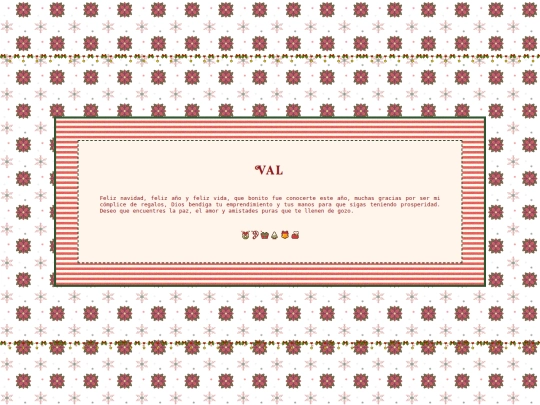 Feliz Navidad by Lala/Pages/Letters/Val screenshot