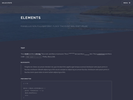 elements screenshot