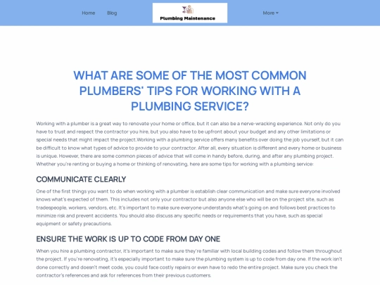 what-are-some-of-the-most-common-plumbers-tips-for-working-with-a-plumbing-service screenshot