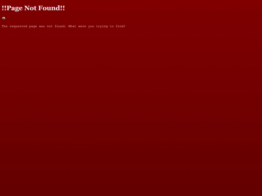 not_found screenshot