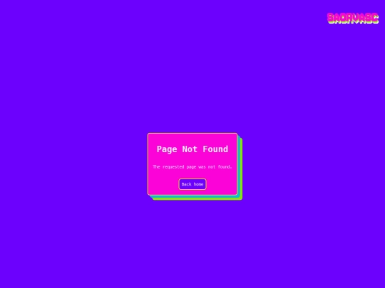 not_found screenshot