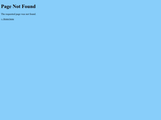 not_found screenshot