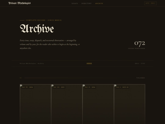 archive screenshot