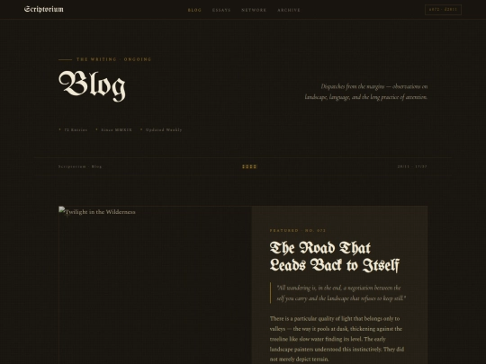 blog screenshot