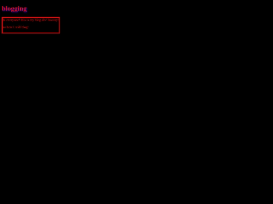 blog screenshot
