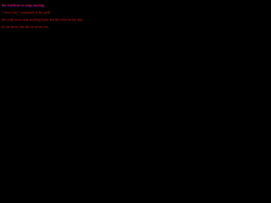 poetry screenshot