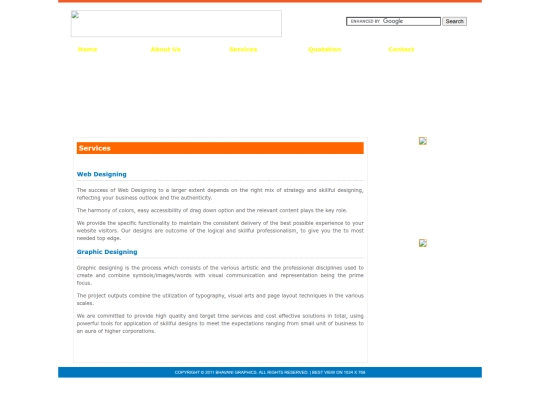 services screenshot