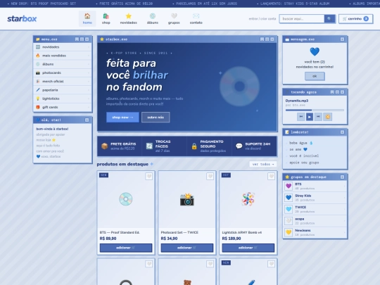 kpop-store screenshot