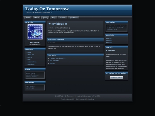blog screenshot