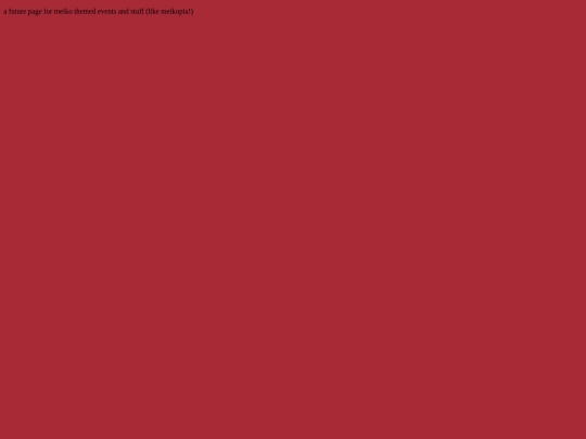 fanpages/meiko/meikoevents screenshot