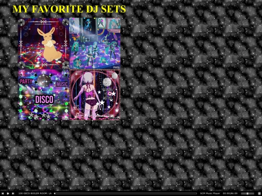 music/sets screenshot