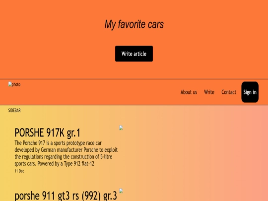 index screenshot