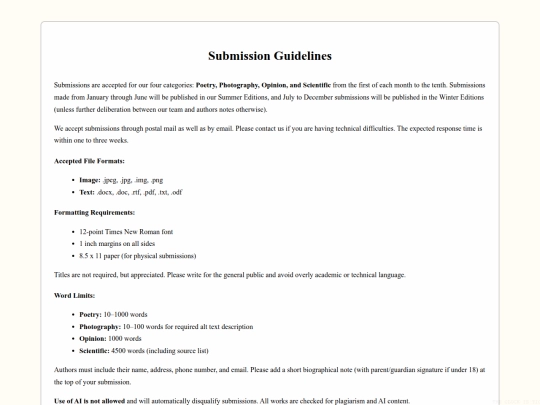guidelines screenshot