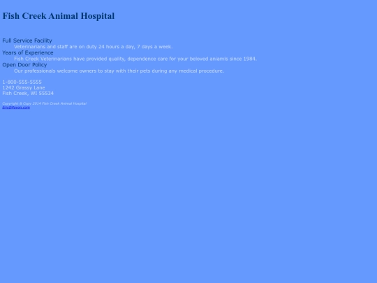 FishCreek/Index screenshot
