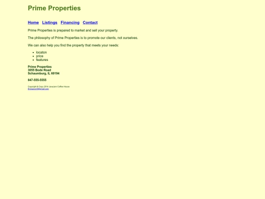 primeproperties screenshot