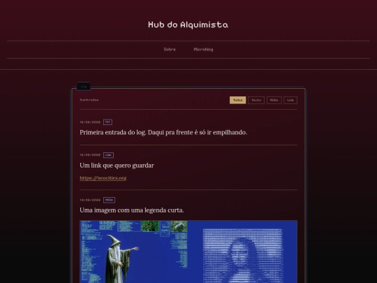 microblog screenshot
