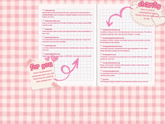 links screenshot