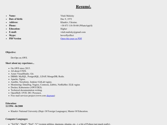 resumeen screenshot