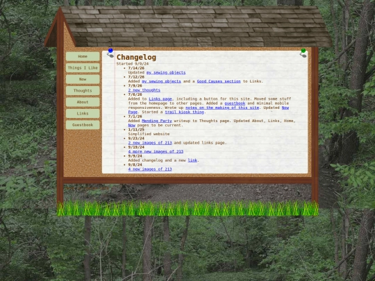 changelog screenshot