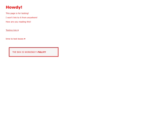 testing screenshot