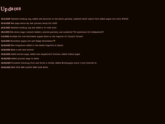 updates screenshot