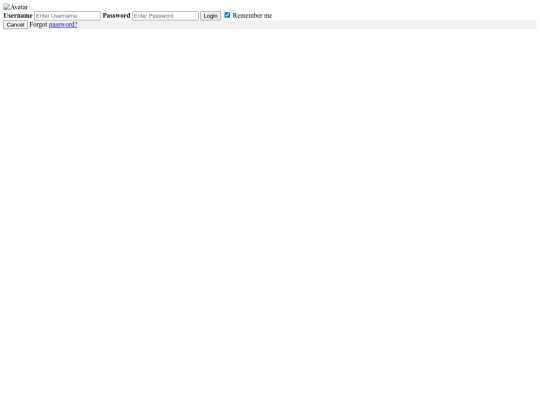 Login screenshot