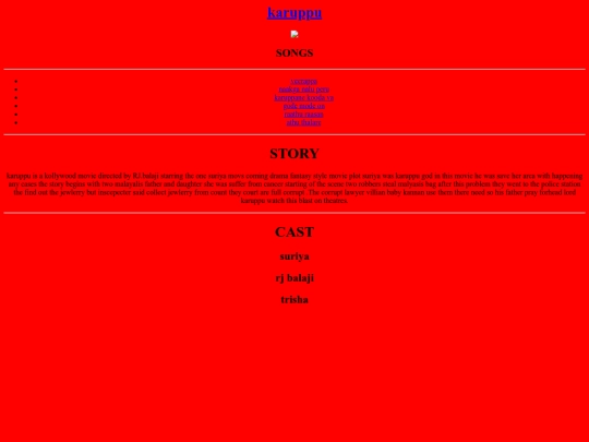 index karuppu screenshot