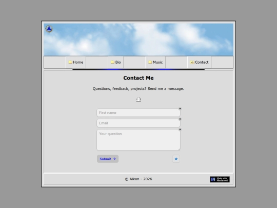 contact screenshot