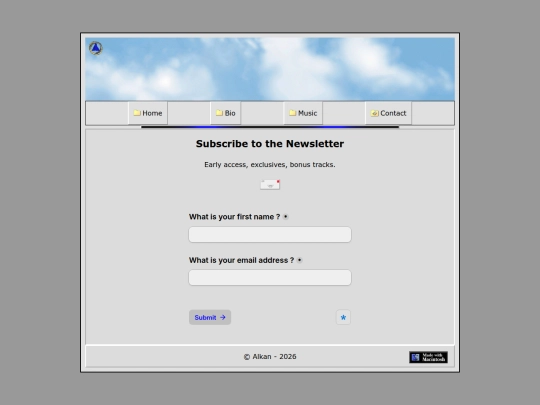 newsletter screenshot