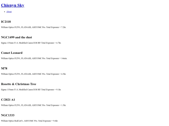 index screenshot