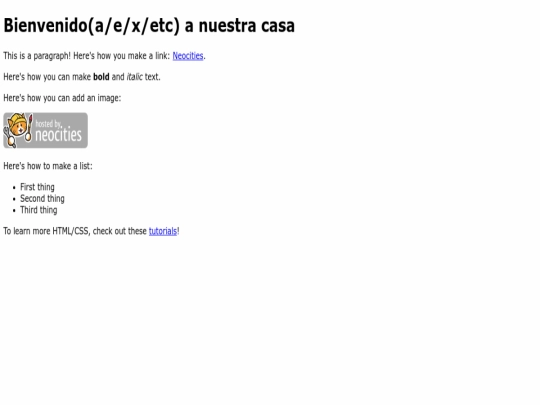 index screenshot