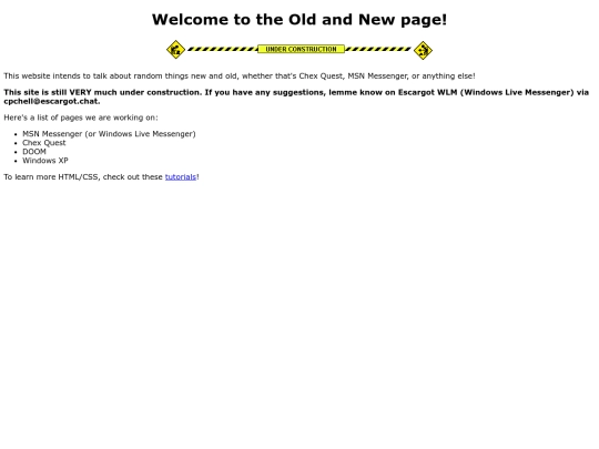 oldandnew screenshot