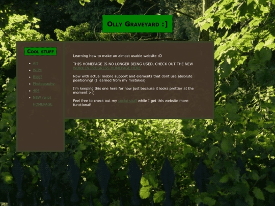 Archive/oldHome screenshot