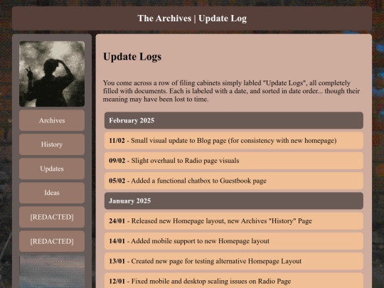 Archive/updateLog screenshot