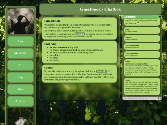 guestbook screenshot