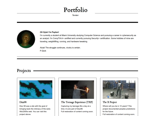 portfolio screenshot