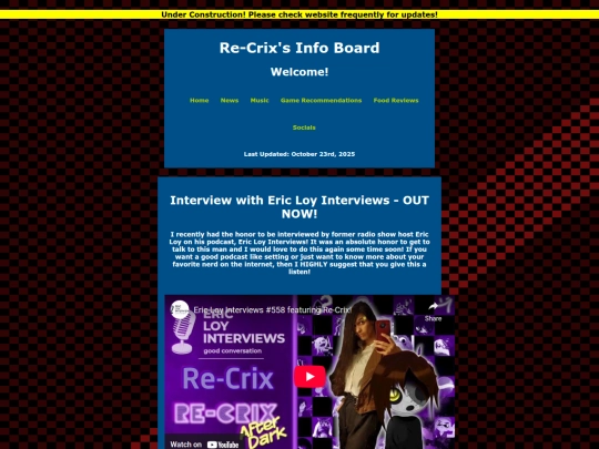 index screenshot